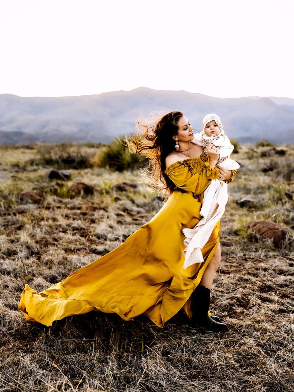 FlutterDress Cottage Dress - Chiffon/satin dress for photographers